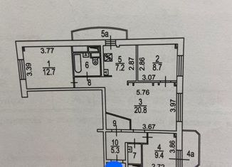 Продажа 4-комнатной квартиры, 75.9 м2, Москва, Высоковольтный проезд, 1к6, метро Бибирево