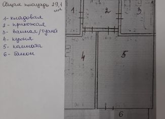 1-комнатная квартира на продажу, 29.1 м2, Рославль, улица Пушкина, 8А