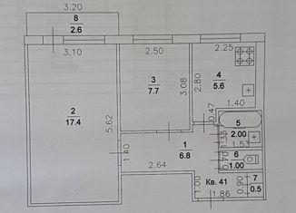 Продаю двухкомнатную квартиру, 41 м2, Нижегородская область, 2-й микрорайон, 47