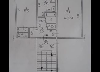 Продаю двухкомнатную квартиру, 43.6 м2, Шелехов, 1-й микрорайон, 13