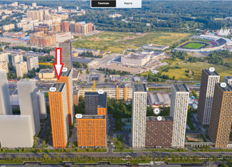 Продаю однокомнатную квартиру, 40.2 м2, Москва, станция Локомотив, Амурская улица, 2Ак2