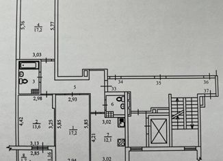 Продажа 3-комнатной квартиры, 81 м2, Екатеринбург, Академический район, улица Павла Шаманова, 36