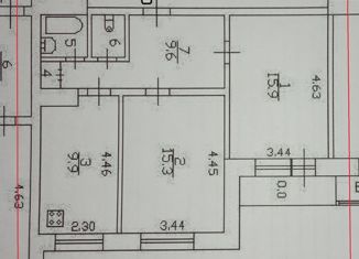2-комнатная квартира на продажу, 54.7 м2, Санкт-Петербург, проспект Ударников, 27к1, проспект Ударников