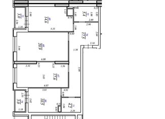 Продается 3-ком. квартира, 93.7 м2, Самара, ЖК Сокол, Революционная улица, 101Вк1