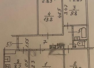 4-комнатная квартира на продажу, 80 м2, Москва, Большой Тишинский переулок, 2, станция Белорусская