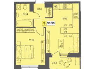 Продам 2-комнатную квартиру, 36.36 м2, Архангельск, Советская улица, 4, Соломбальский округ
