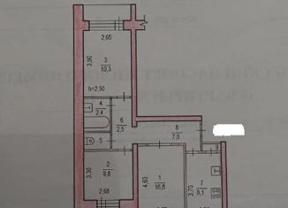 Продается 3-комнатная квартира, 57.3 м2, Хабаровск, Локомотивная улица, 6