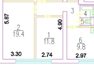 Продается 2-ком. квартира, 51.9 м2, Москва, Мещанская улица, 14, Мещанская улица