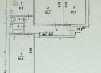 3-комнатная квартира на продажу, 70 м2, Москва, Люсиновская улица, 72, Люсиновская улица