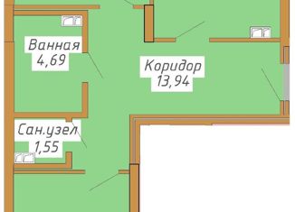 Продается 2-комнатная квартира, 75 м2, Ульяновск, проспект Маршала Устинова, 29, ЖК Прибрежный Спецмашстрой