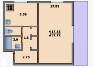 Продаю однокомнатную квартиру, 32.7 м2, Москва, Алтуфьевское шоссе, 24, станция Дегунино