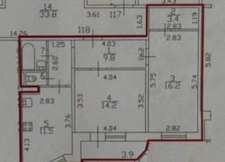 Продажа 2-ком. квартиры, 58.6 м2, Красное Село, Гатчинское шоссе, 4к2
