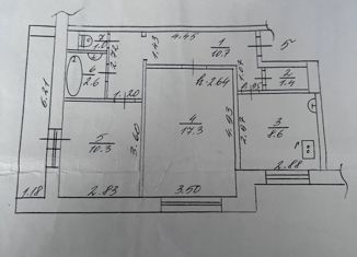 Продается 2-комнатная квартира, 51.9 м2, Вязьма, Московская улица, 62