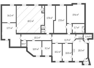 Продаю комнату, 232 м2, Санкт-Петербург, Басков переулок, 13-15, Басков переулок