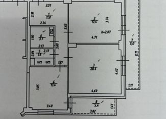 Продажа 2-ком. квартиры, 84 м2, Краснодар, улица Памяти Чернобыльцев, 8, улица Памяти Чернобыльцев