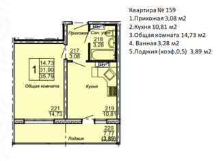 Продам 1-комнатную квартиру, 40 м2, Нижний Новгород, ЖК Новый Город