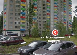 Двухкомнатная квартира на продажу, 51.7 м2, Москва, улица Молодцова, 31к3, улица Молодцова