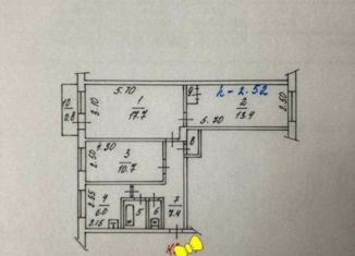 Продаю 3-ком. квартиру, 60 м2, Красноярск, 1-я Хабаровская улица, 9, Октябрьский район