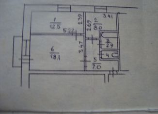 Продам 2-комнатную квартиру, 50 м2, Омск, Осташковская улица, 16, Октябрьский округ