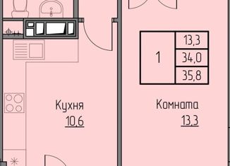 1-комнатная квартира на продажу, 33.2 м2, Тюменская область, Сибирская улица, 31А