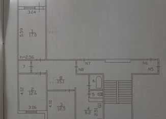 Продажа 3-комнатной квартиры, 73.1 м2, посёлок городского типа Сиверский, улица Строителей, 20