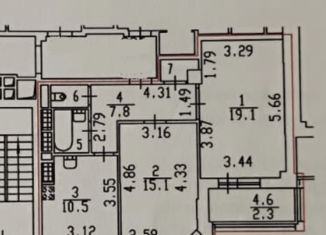 Продается двухкомнатная квартира, 57.1 м2, Санкт-Петербург, Малая Каштановая аллея, 9к1, Малая Каштановая аллея