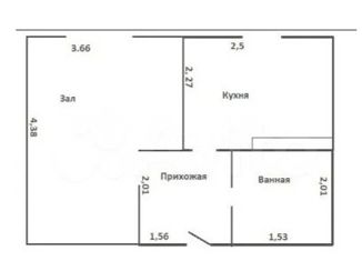 Продаю 1-комнатную квартиру, 26 м2, Кемеровская область, Сосновая улица, 13