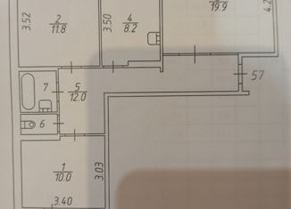 Продаю 3-ком. квартиру, 65.8 м2, Нижнекамск, проспект Мира, 48