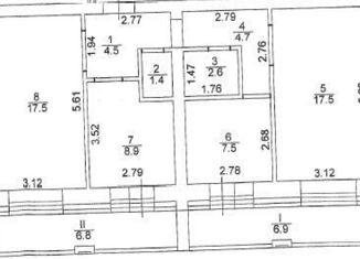 Продается трехкомнатная квартира, 64.6 м2, поселок Светлый, поселок Светлый, 18/1
