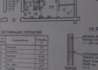 2-комнатная квартира на продажу, 41 м2, поселок городского типа Степное Озеро, Пролетарская улица, 4