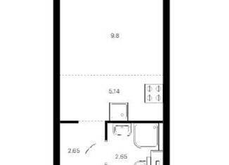 Продам квартиру студию, 20.24 м2, Москва, ЖК Матвеевский Парк, жилой комплекс Матвеевский Парк, к2.1