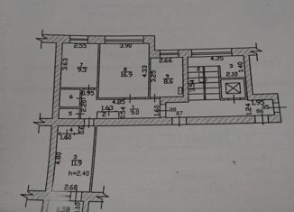 Продается трехкомнатная квартира, 60 м2, Хакасия, улица Щетинкина, 61