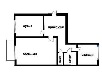 Продается двухкомнатная квартира, 49.6 м2, Полевской, микрорайон Зелёный Бор-1, 16