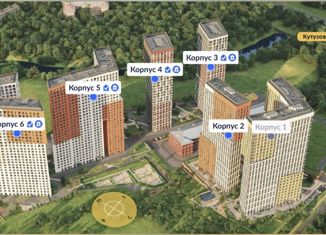 2-комнатная квартира на продажу, 68 м2, Москва, 2-й переулок Петра Алексеева, 5, ЖК Кутузов Град 2