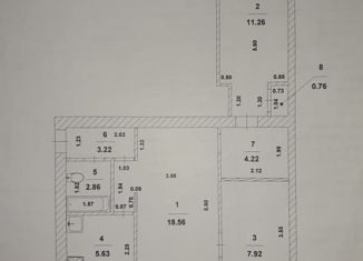 Продаю 4-комнатную квартиру, 54.4 м2, Ульяновская область, Комсомольская улица, 20