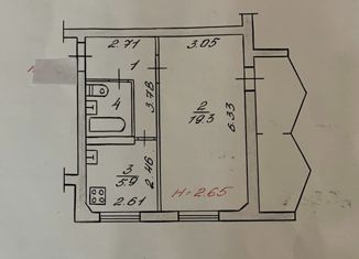 Однокомнатная квартира на продажу, 37.4 м2, Волгоград, улица Константина Симонова, 30, район Семь Ветров