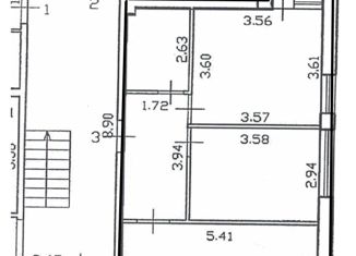 Продается 2-ком. квартира, 50.3 м2, деревня Мистолово, Горная улица, 17к5