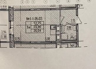 Квартира на продажу студия, 23.4 м2, Санкт-Петербург, ЖК Живи в Рыбацком, Советский проспект, 2