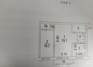 Продаю 2-комнатную квартиру, 44.5 м2, Москва, метро Багратионовская, Сеславинская улица, 2