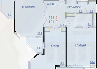 Продажа 3-ком. квартиры, 113.4 м2, Москва, улица Архитектора Власова, 6, метро Профсоюзная