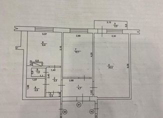 Продам двухкомнатную квартиру, 54 м2, Янаул, Советская улица, 25