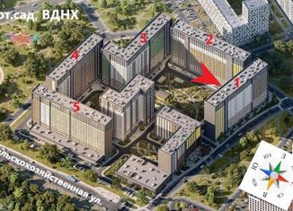 Продам однокомнатную квартиру, 31.5 м2, Москва, Берёзовая аллея, 19к3, метро Ботанический сад