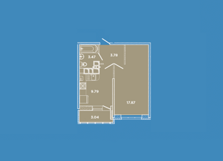 Продается однокомнатная квартира, 35 м2, Горячий Ключ, улица Ленина, 203М