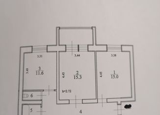 Продаю двухкомнатную квартиру, 58.5 м2, Радужный, 10-й микрорайон, 8