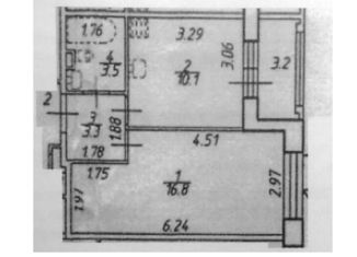 Сдача в аренду однокомнатной квартиры, 33.7 м2, Кронштадт, Тулонская аллея, 8