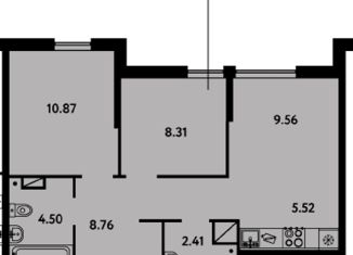 Продаю двухкомнатную квартиру, 50 м2, Тюмень, Харьковская улица, 74, ЖК Сердце Сибири