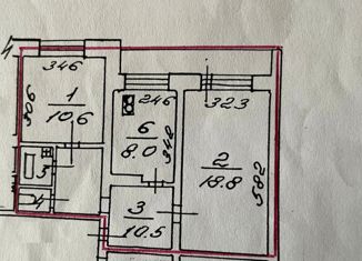 Двухкомнатная квартира на продажу, 53 м2, Санкт-Петербург, Ленская улица, 3к2, Ленская улица