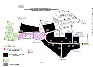 Продается участок, 17.14 сот., деревня Марьино-1