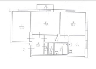 Продам 3-комнатную квартиру, 70 м2, Балашиха, микрорайон Дзержинского, 10