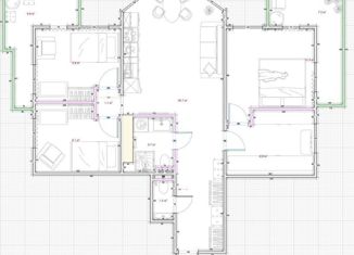 Продается 3-ком. квартира, 95 м2, Сочи, переулок Трунова, 6к4, ЖК Альпийский Квартал